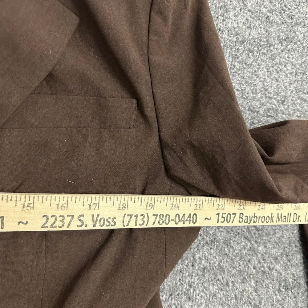 Michael Kors Blazer Womens Size 14 Brown Three Button Professional Career Jacket